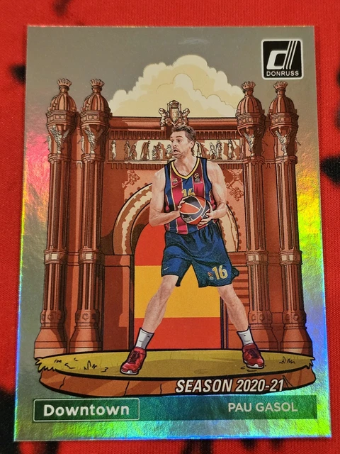 Pau Gasol 2023-24 Donruss EuroLeague SSP Downtown #22 FC Barcelona 🔥🔥 RARE!!