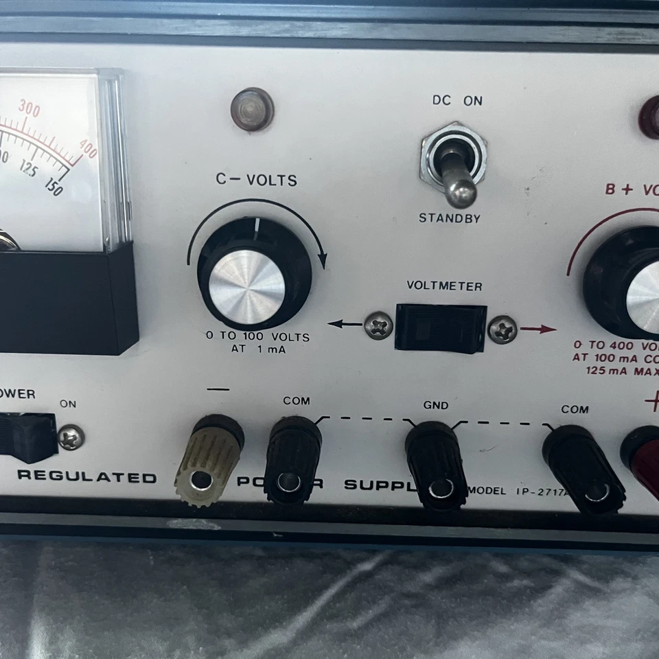 Vintage Heath Tube Regulated HV Power Supply IP-2717A High Voltage - Image 2 of 4