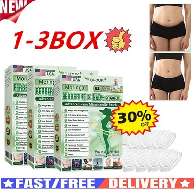 MARKENLOS Moringa & Berberin 10 in 1 Advanced Nano Microneedle Patch zur Verbesserung