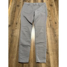 Time and Tru Womens Gray Skinny Jeggings Size M 8-10 Pull On Stretch Pants