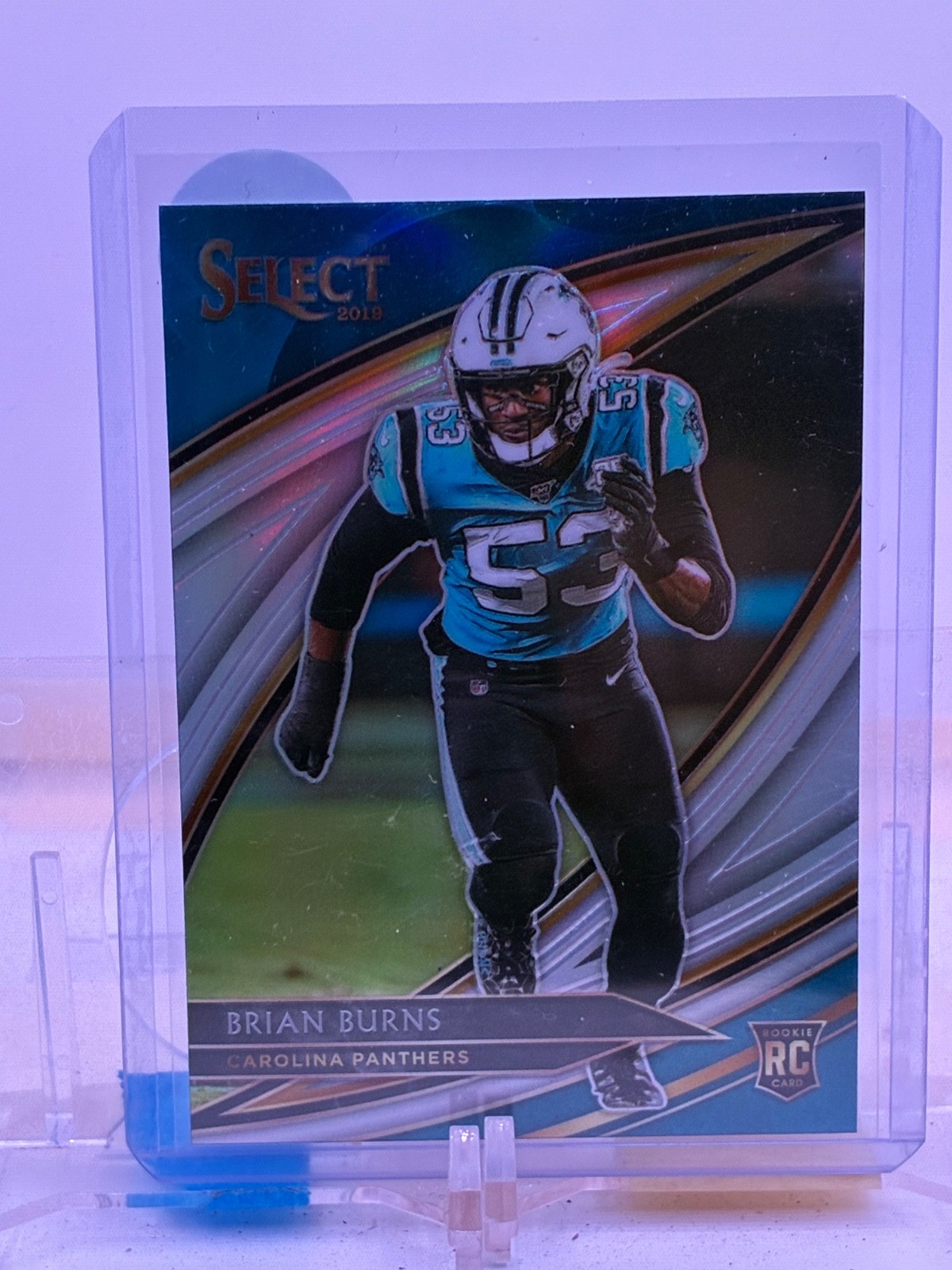 2019 Panini Select Field Level Silver/Holo RC #260 Brian Burns