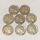 1919 - 1929 Buffalo Nickels (8x) G - VF