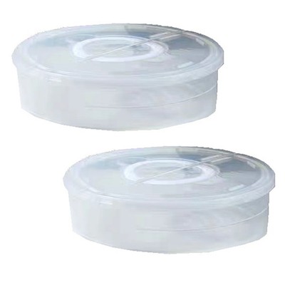 Araven contenitore 4 Lt quadrato in plastica con coperchio, senza BPA