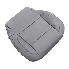 Driver or Passenger Side Bottom Replacement Perforated Leather Seat Gray