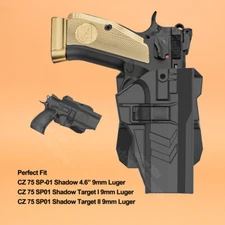 75 SP01 Shadow Target Holster For CZ 75 SP01 Shadow 9mm SP01Tactical
