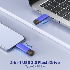 32GB USB A OTG Dual USB 3.0 Flash Drive Type C Thumb Drive U Disk For Phone