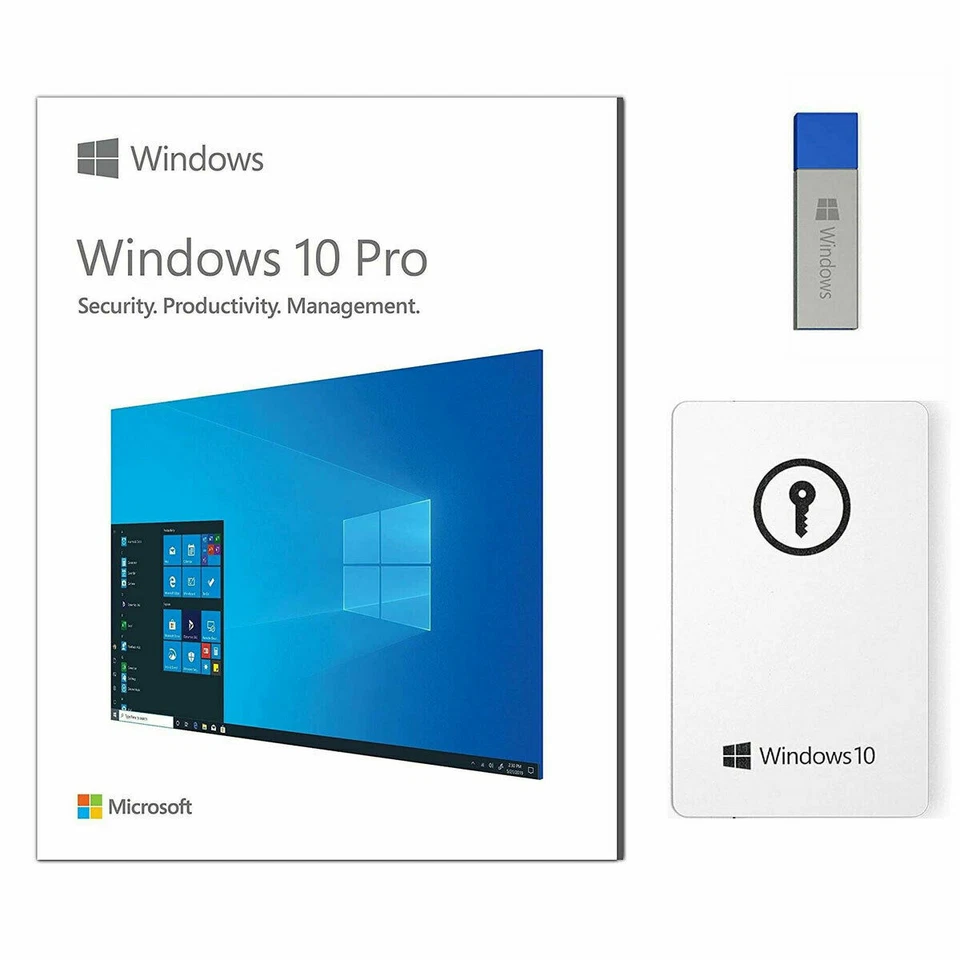 Microsoft Windows 10 Professional -32/64-Bit - USB - New Sealed Retail Package - Image 2 of 4