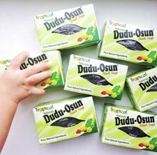 Dudu-Osun Black Soap Tropical Naturals (3 Bars) - Pure Natural Ingredients