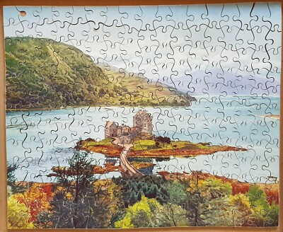 Ponda Eilean Donan Castle Holzpuzzle (KOMPLETT)