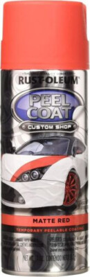 Rust-Oleum 283780 Peel Coat  Matte Red  11 Oz  Rubber Coating