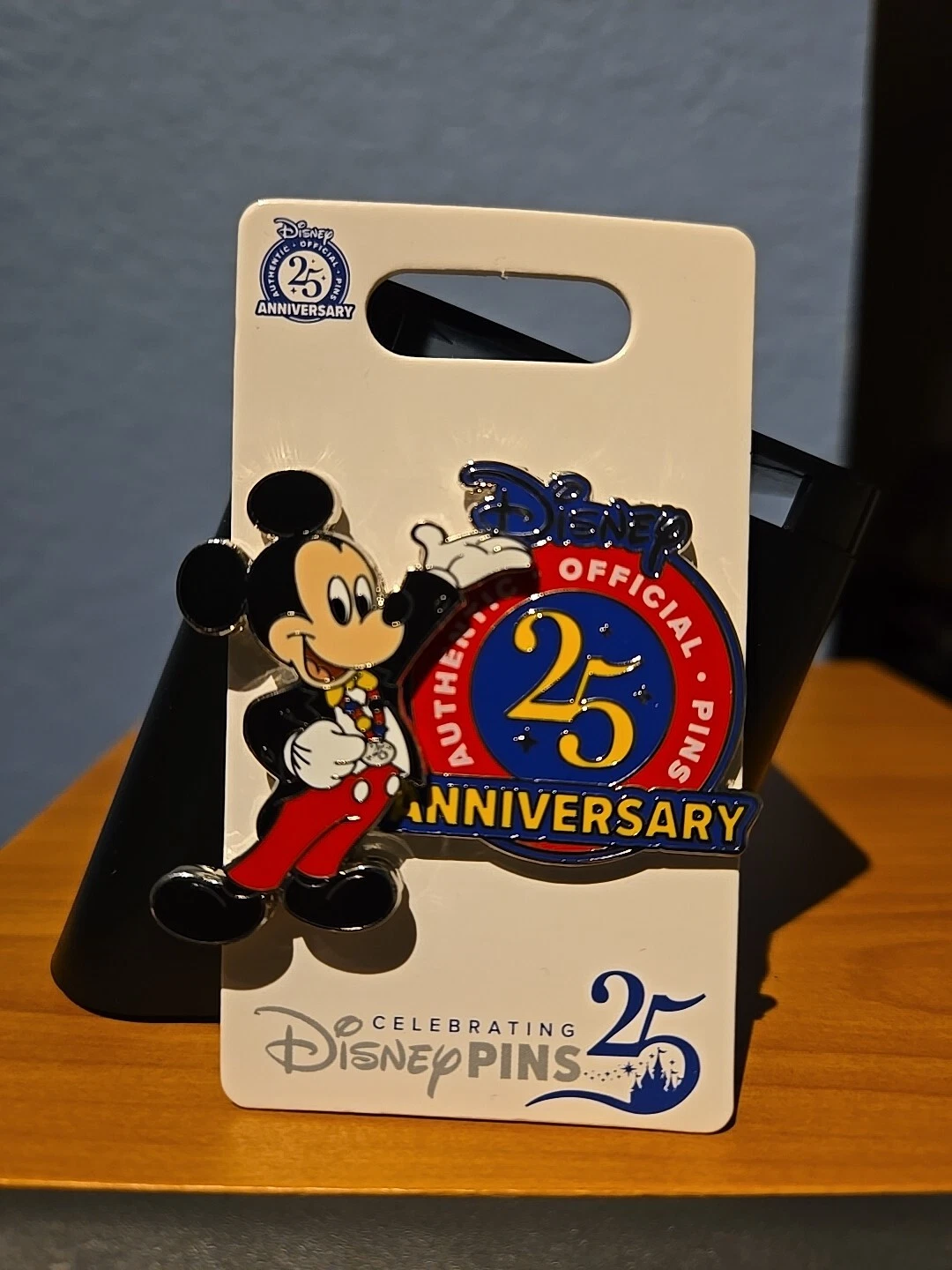 Disney Celebrating 25 Years Of Pin Trading Authentic Official Mickey Mouse Pin