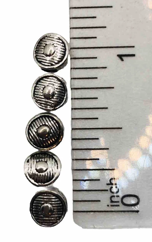 6x3mm Metal Coin Beads Qty:25 - Image 2 of 2