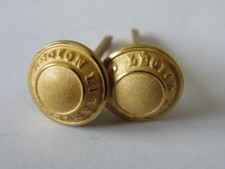 LEGION ETRANGERE FRANCE 2ème GM + INDOCHINE : PAIRE DE BOUTONS DE KEPI 12MM