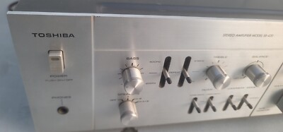 Vintage Toshiba SB 420 Stereo Integrated Amplifier Amp W/ Phono