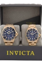 Invicta His & Hers Gift Set, Pro Diver Watch 42mm & Women's: 38mm 33256-33262