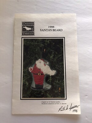 Twisted Threads Santa s Beard 1988 Cross Stitch Pattern (No Materials)