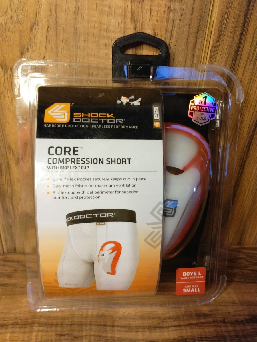 Shock Doctor Core Compression Shorts with Bio-Flex Athletic Cup