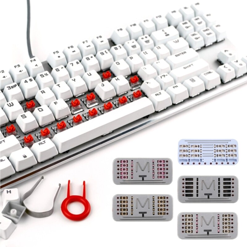 High-Quality MONE V2 POM Stabilizers for Mechanical Keyboards in 2u 6.25u 7u 2x Sizes