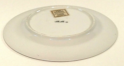 Fitz Floyd Floral Red Asian Flower 6.75" Plate small (1980 Camellia Imari?) - Picture 6 of 6