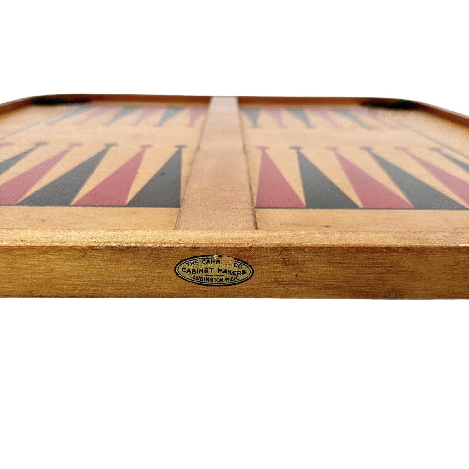 Antique Carrom Company Wood Game Board Dbl Sided No. 1 Archarena Style
