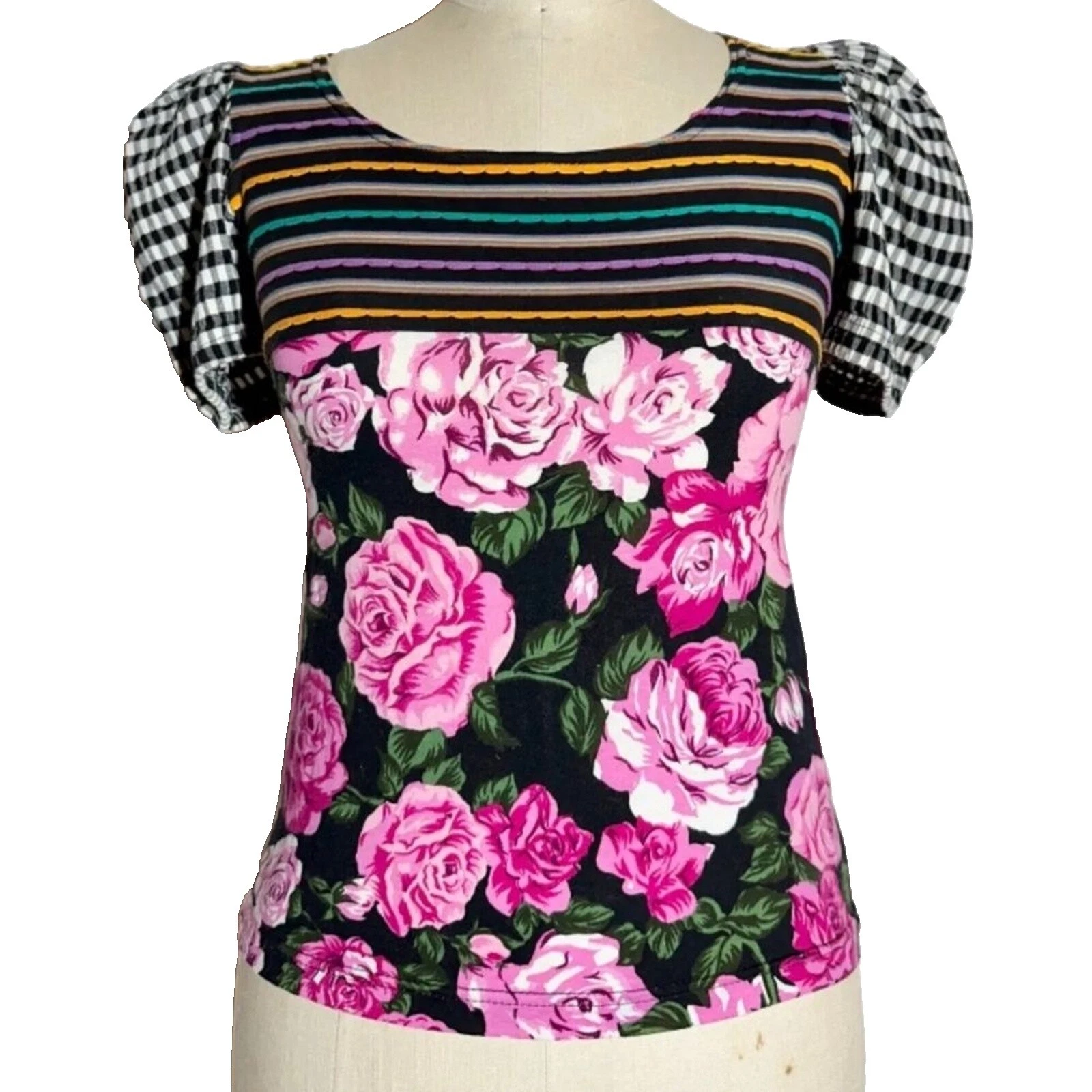 Tops floral de algodón Moschino para Mujeres