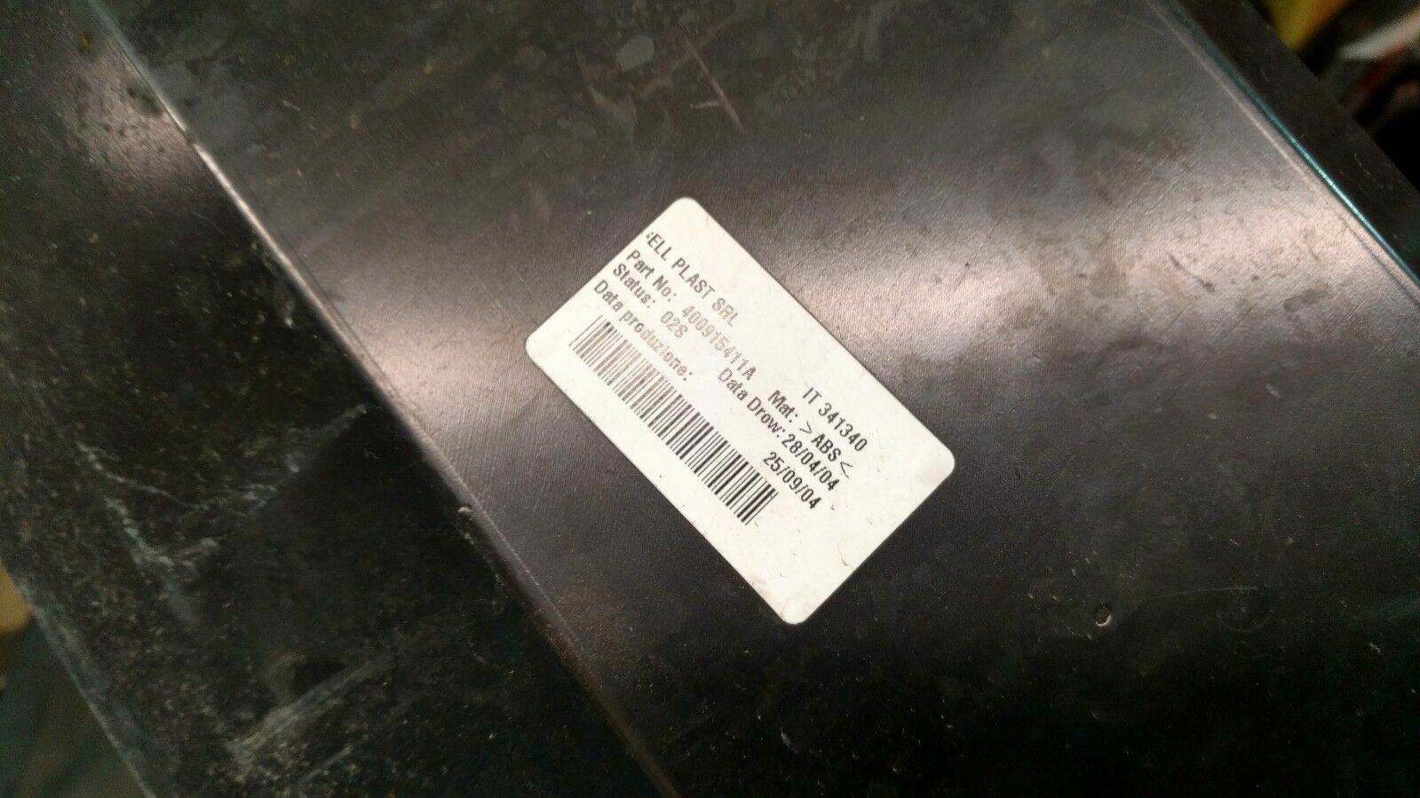 LAMBORGHINI GALLARDO BATTERY COVER SHIELD OEM 400915411A 04-05