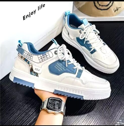 Mens Running Trainer Sport Sneakers Walking Shoes Casual Sports Gym UK Size 5-10 - Picture 8 of 8