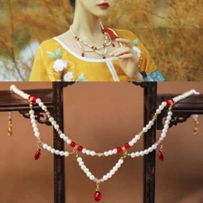 Flower Hair Clip Set Traditional Chinese Tassel Hairpins Headwear Wedding Ethnic