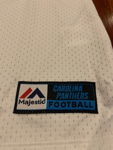 Majestic Women’s Carolina Panthers NFL Draft Me Football Jersey Medium M White - Picture 4 of 9