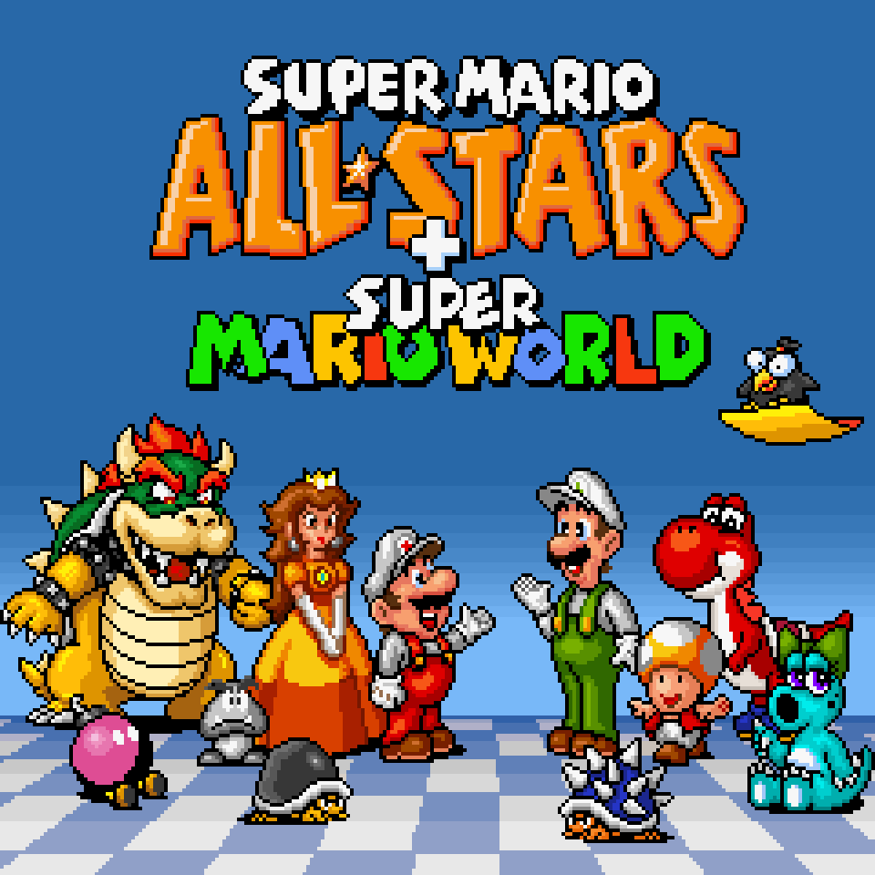 Super Mario All-Stars Super Mario World PAL SNES Australia