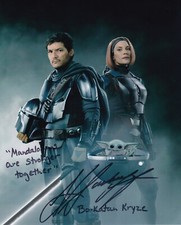 Katee Sackhoff signed autograph 20x25cm Star Wars in person autograph ACOA