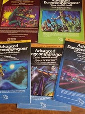 AD&D 1st Edition Desert of Desolation Extended Series I1, I2, I3, I4, I5 Modules