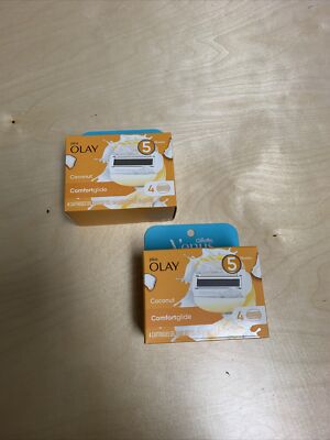 8 Gillette Venus Blades Olay Comfort Glide (5 blades) Razor Cartridge Refills