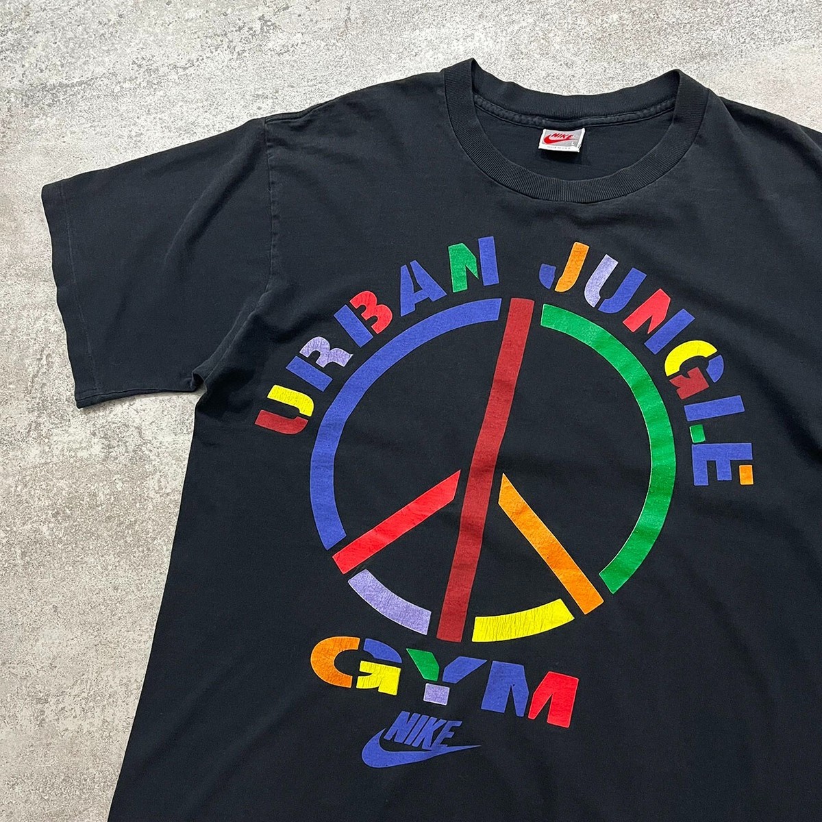 VTG 90s NIKE URBAN JUNGLE SPIKE LEE LOGO T-SHIRT MADE IN USA BLACK