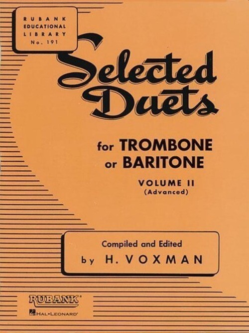 Thumbnail - Selected Duets For Trombone Or Baritone, Volume Ii (advanced) | H.