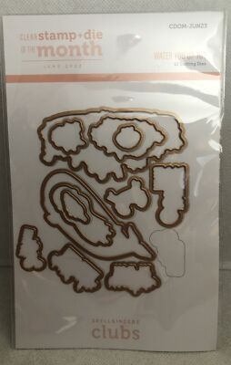 P054 - Spellbinders Club - Clear Stamp + die Of The Montag - stanzformen - NEU