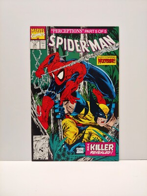 Spider-man Perceptions Comic Book 12 (Nice) McFarlane  Wolverine 1991 Marvel