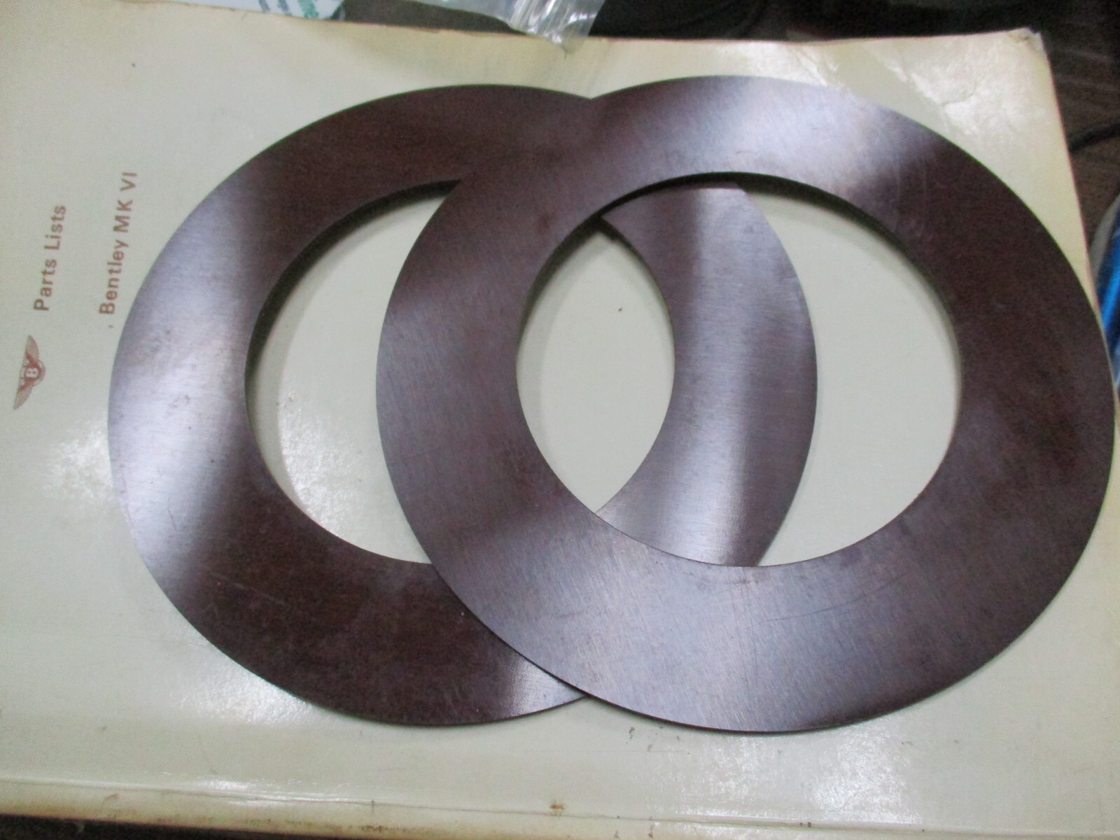 Rolls Royce Silver Cloud I, Bentley MK6, R-Type crankshaft friction washer EW935