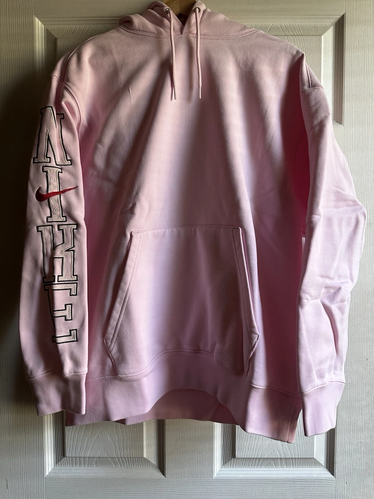 Sweat à capuche Supreme Nike   Rose clair   Medium   SS24 Neuf authentique