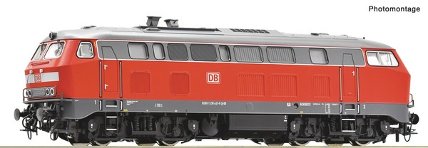 Spur H0 Roco 70768 . B - Diesellokomotive 218 421-6, Db Ag Neu Ovp-image