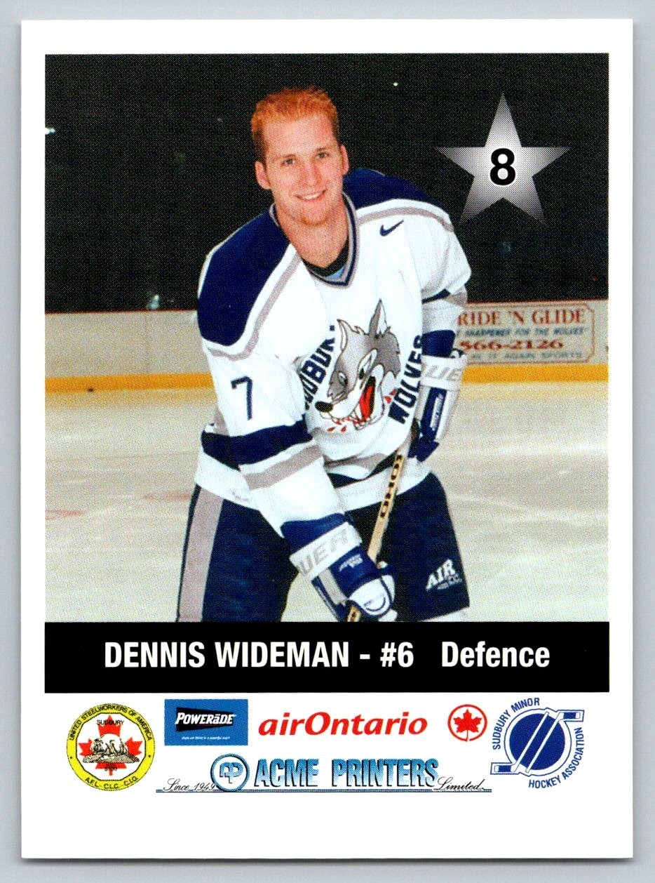 Dennis Wideman 2000-01 Sudbury Wolves Police