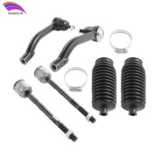 FOR KOLEOS / QASHQAI 2007-2013 INNER OUTER TIE ENDS STEERING TRACK RODS BOOTS