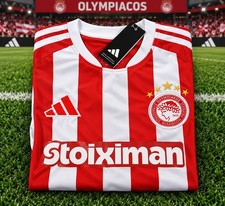 Olympiacos Home Jersey Red/White Colors Size XL Men's Hormiga