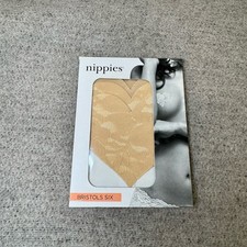 Nippie Covers Lace Beige Lingerie Solutions Clear Dress Tapes Bundle One Size