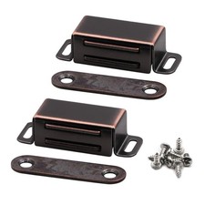 Cabinet Door Catch With Strong Magnetic 1.2mm Thickness Furniture Latch Oil Rubb