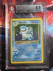 BGS 8.5 Pokemon Blastoise Base Set 2 Unlimited 2/130 Holo Unlimited Rare*SWIRL*