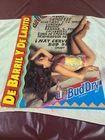 Vintage 1993 Anheuser Busch Bud Dry Draft Beer Metal Sign Sexy Girl 20" X 27"
