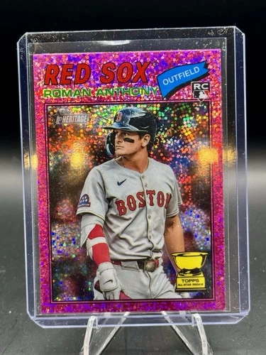2026 Topps Heritage - Roman Anthony Pink Sparkle RC Red Sox