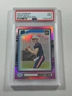 2024 Donruss Optic Drake Maye Optic Preview Pink Rated Rookie PSA 9 RC