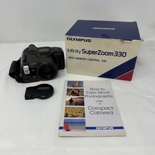 Olympus Infinity SuperZoom 330 AF Point Shoot 35mm Film -For Parts Or Repair